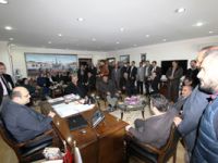 Başkan Orhan’a coşkulu karşılama