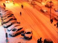 Erzurum'a Kara Kış Geri Döndü