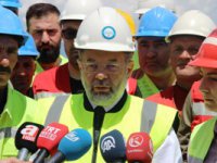 Başbakan Yardımcısı Akdağ, Erzurum Şehir Hastanesi inşaatında incelemelerde bulundu