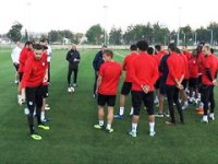 BB Erzurumspor, Ankaragücü maçı hazırlıklarını sürdürdü