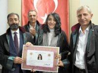 Erzurum Barosu’nda 19 hukukçu düzenlenen törenle ruhsatnamelerini aldı