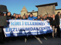 BB Erzurumspor taraftarından MHK ve TFF’ye protesto