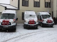 Erzurum 112’ye 6 yeni ambulans