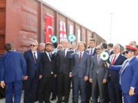 Türkiye ile Gürcistan arasındaki ilk ihracat treni Erzurum’dan hareket etti