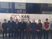 Horasan’da öğretmen ve öğrencilerden Barış Pınarı Harekatı’na kan bağışlı destek