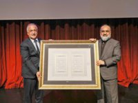 Hattat Hüseyin Kutlu, Atatürk Üniversitesinin misafiri oldu