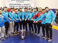 ERZURUM BÜYÜKŞEHİR GÜREŞ’TE TÜRKİYE 3’ÜNCÜSÜ OLDU