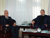 MHP Erzurum İl Başkanı Karataş’tan Rektör Çomaklı’ya ziyaret