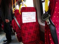 Erzurum’da toplu taşıma araçlarına uyarılar asıldı