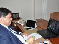 TOBB Yönetim Kurulu Başkanı Rifat Hisarcıklıoğlu, oda ve borsa başkanlarıyla video konferans aracılığı ile görüştü