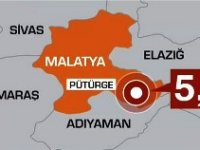 Malatya'da 5 büyüklüğünde deprem