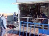 Erzurum’da kurbanlıklar pandemi kurallarına riayet edilerek kesildi