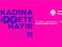 Rektör Çomaklı’dan 25 Kasım Kadına Yönelik Şiddetle Mücadele Günü mesajı