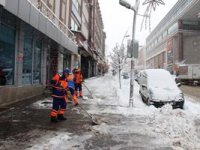 Erzurum'a Mart karı...Engelli ve hamile personel izinli sayılacak