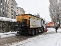 Yakutiye’de kar mesaisi başladı