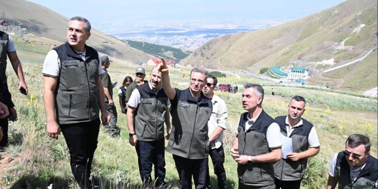Palandöken yeşile bürünüyor: 199 bin fidanın ardından 89  hektarlık yeni proje