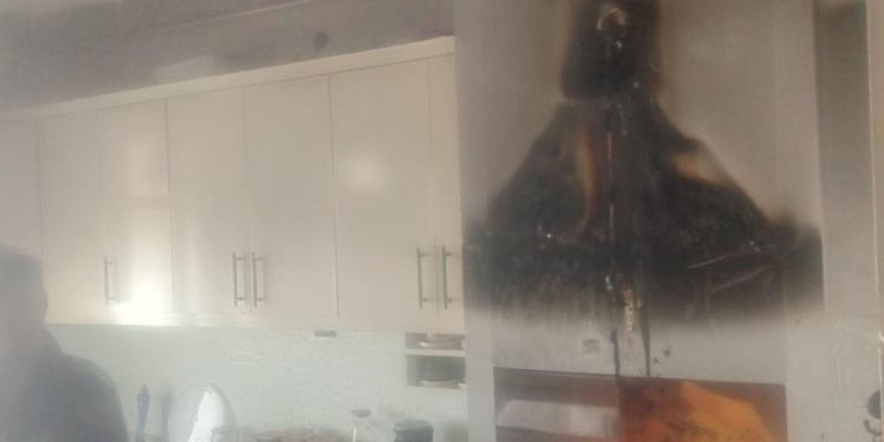 Erzurum’da korkutan yangın! Anne ve iki çocuk dumandan etkilendi