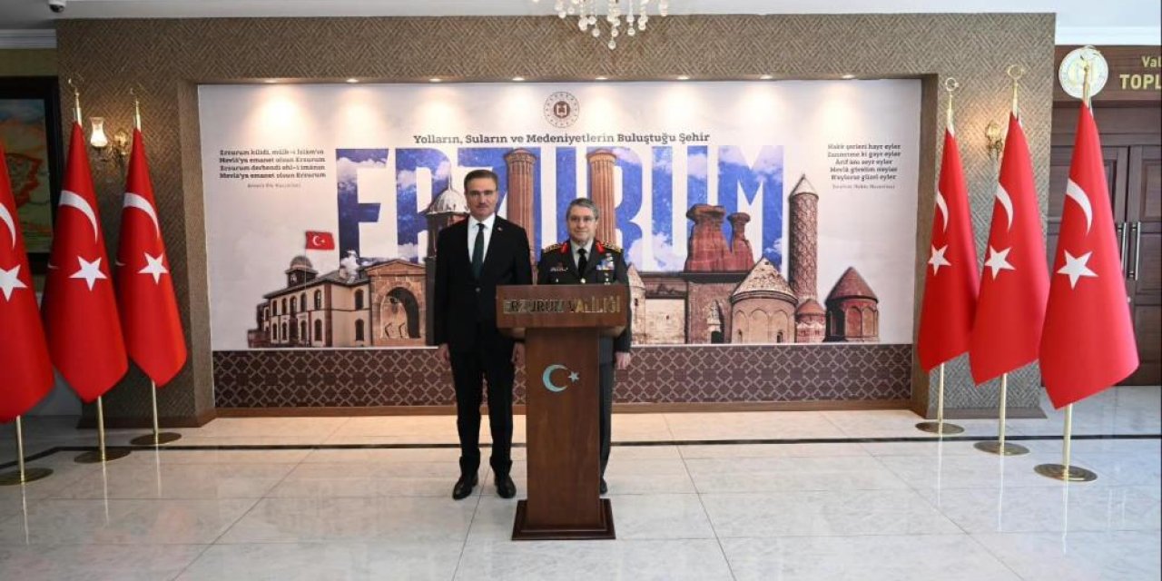 Orgeneral Bayraktaroğlu Erzurum’da! Valilikte önemli değerlendirme