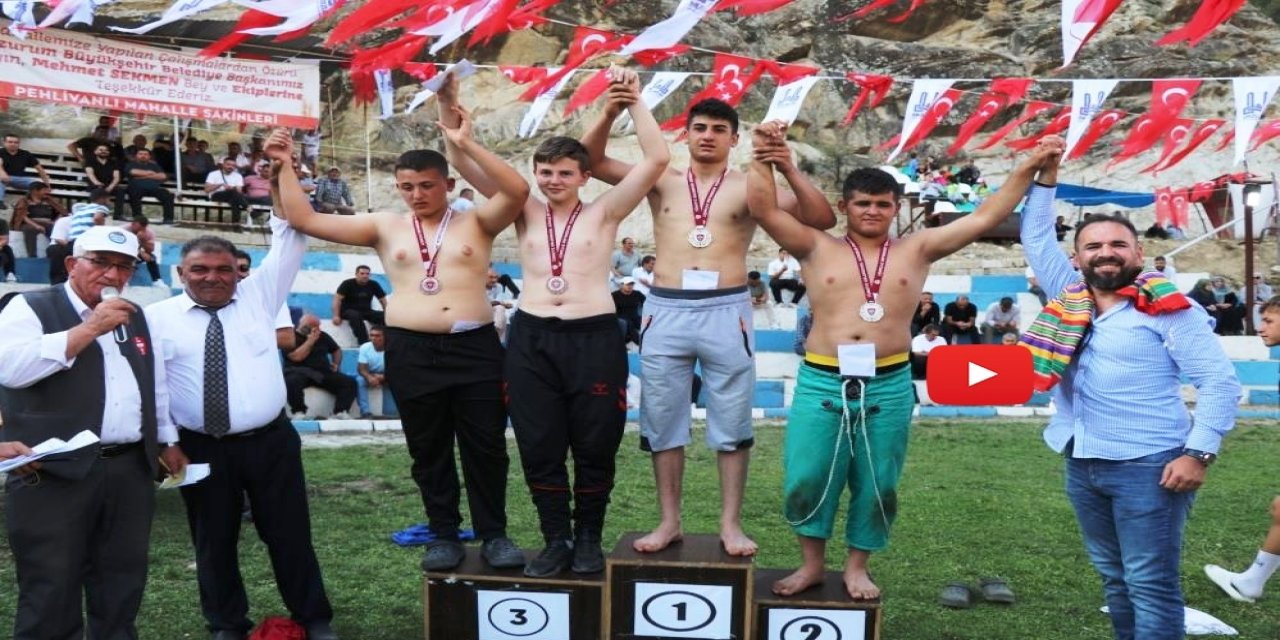 Erzurum’da karakucak heyecanı! Genç pehlivanın gözyaşları yürek burktu