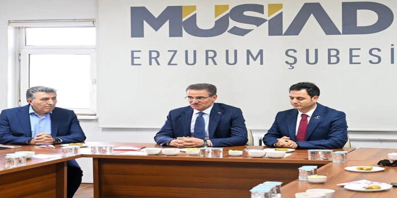 Vali Baruş’tan MÜSİAD Erzurum’a ziyaret: Ekonomi ve istihdam masaya yatırıldı