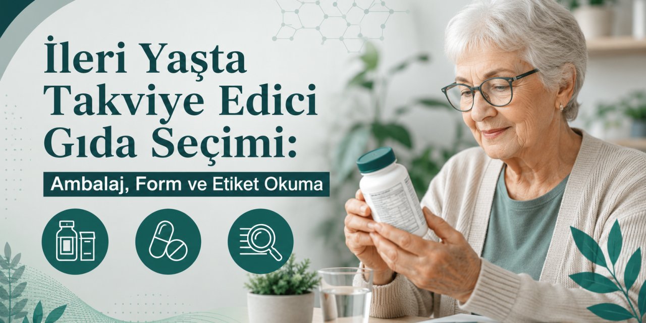 İleri Yaşta Takviye Edici Gıda Seçimi: Ambalaj, Form ve Etiket Okuma