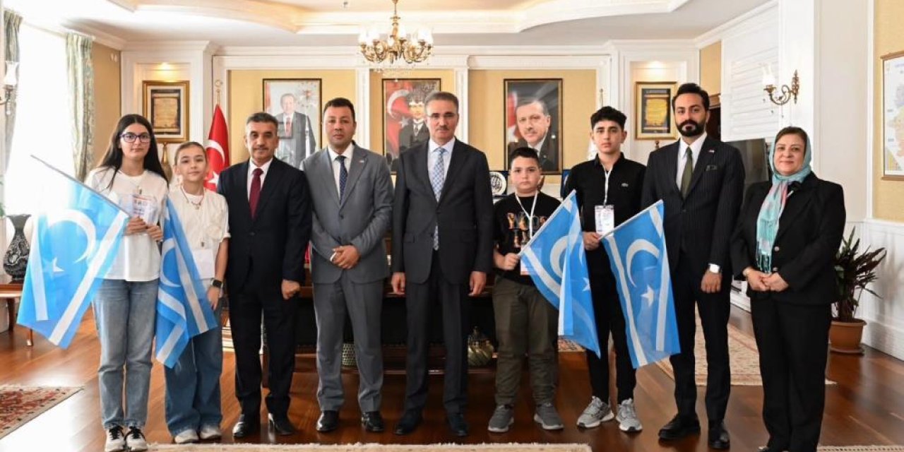 Vali Baruş Türkmeneli heyetini kabul etti! Gençlere yönelik projeler konuşuldu