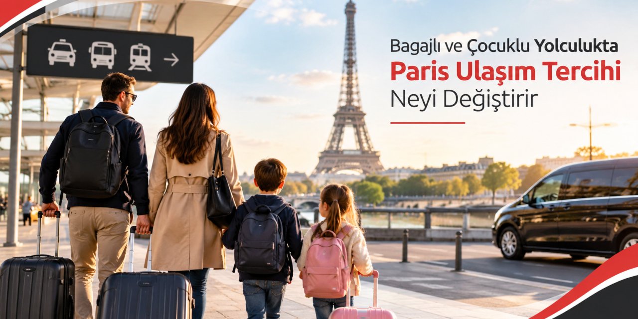 Bagajlı ve Çocuklu Yolculukta Paris Ulaşım Tercihi Neyi Değiştirir?