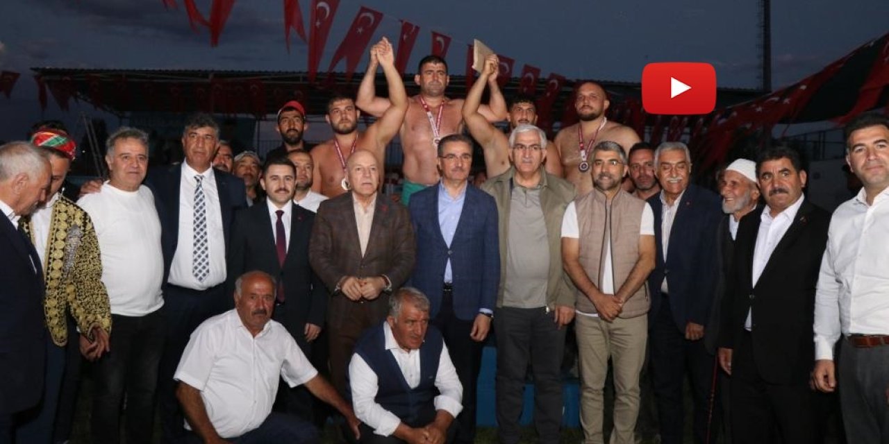 Pasinler’de başpehlivan belli oldu! Kenan Gör, 400 güreşçinin mücadelesinde zirveye çıktı