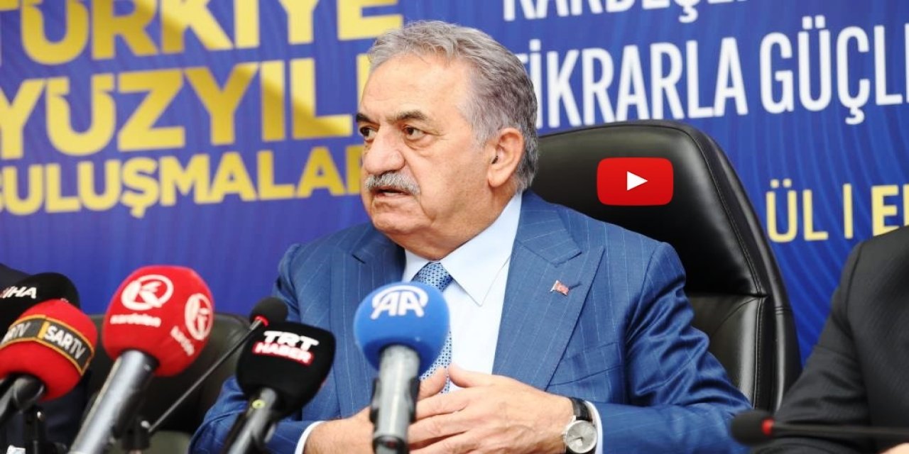 Hayati Yazıcı Erzurum’da mesajı verdi: “Terörsüz Türkiye” için büyük hedef