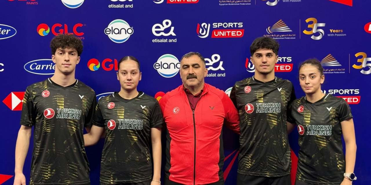 Erzincanlı 4 badmintoncu Dünya Şampiyonası’nda Türkiye’yi temsil edecek
