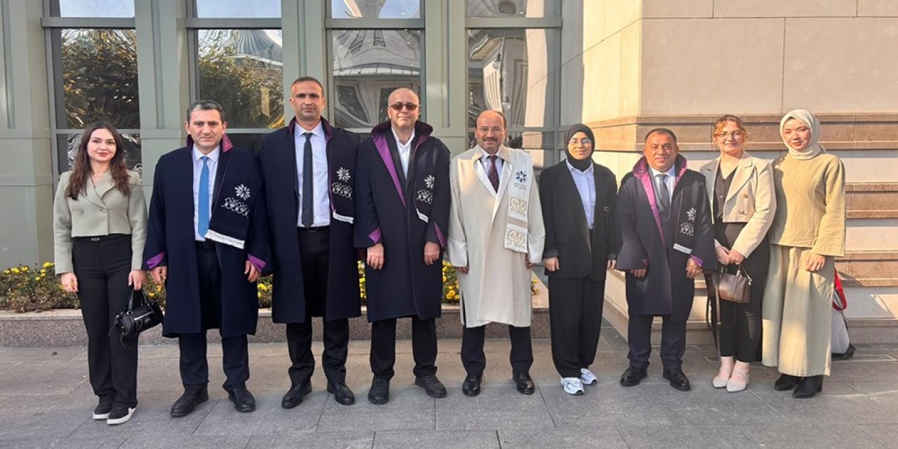Erzurum Teknik Üniversitesi Rektörü Bülent Çakmak, Cumhurbaşkanlığı Külliyesi’ndeki törene katıldı