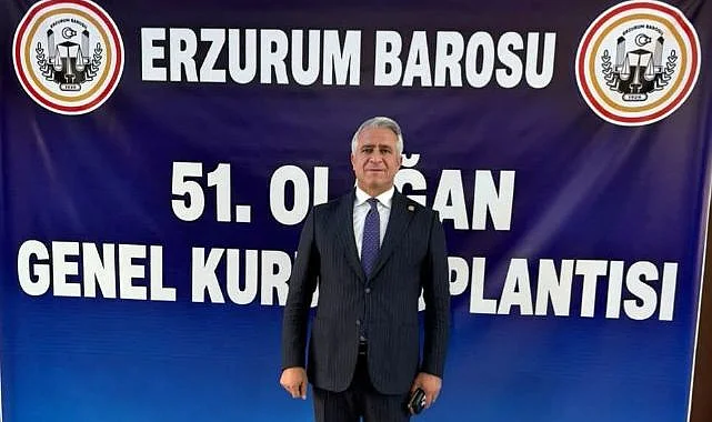 Erzurum Barosu Başkanı Mesut Öner Yeniden Seçildi