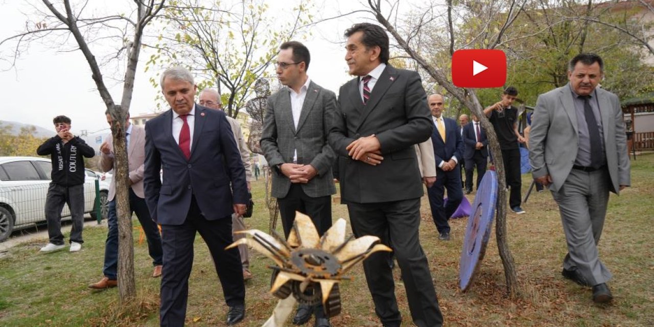 Erzurum’da bir ilk! Güzel Sanatlar Lisesi bahçesi sanatla buluştu