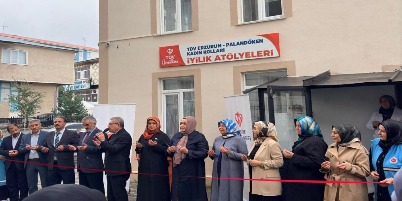 Erzurum’da İyilik Atölyeleri hizmete açıldı