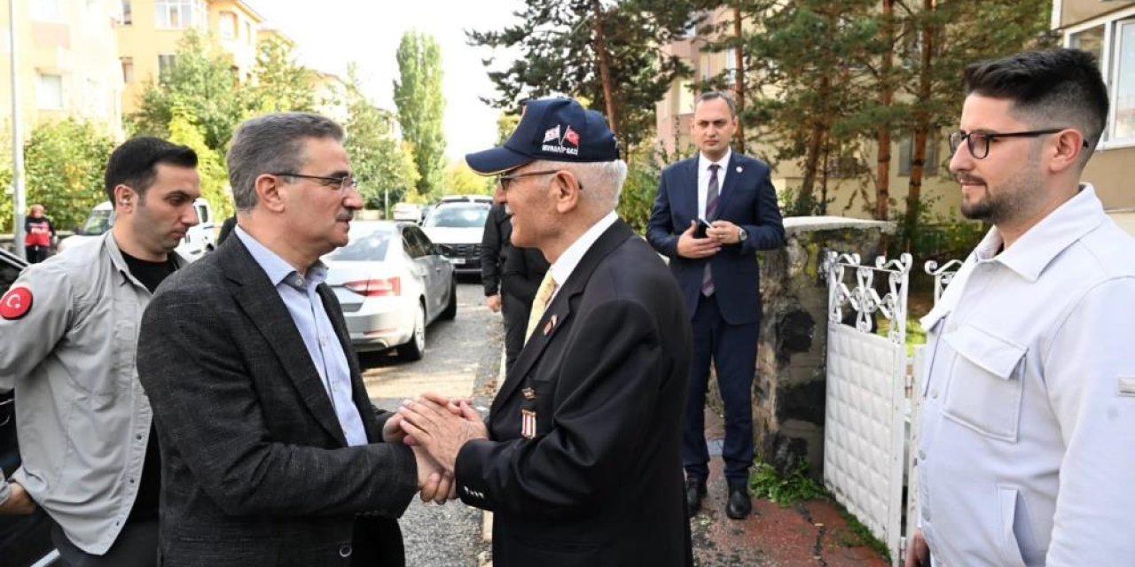 Vali Baruş’tan şehit ailesi ve Kıbrıs gazisine ziyaret