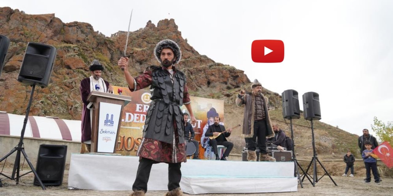 Erzurum’da Dedem Korkut Şenliği: Avnik Kalesi’nde tarih canlandı
