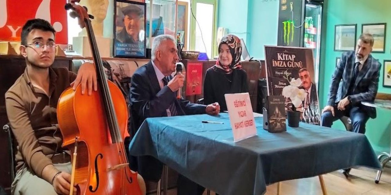 Hayati Kerget’in “Anılar Mekansız Kaldı” kitabı okurla buluştu