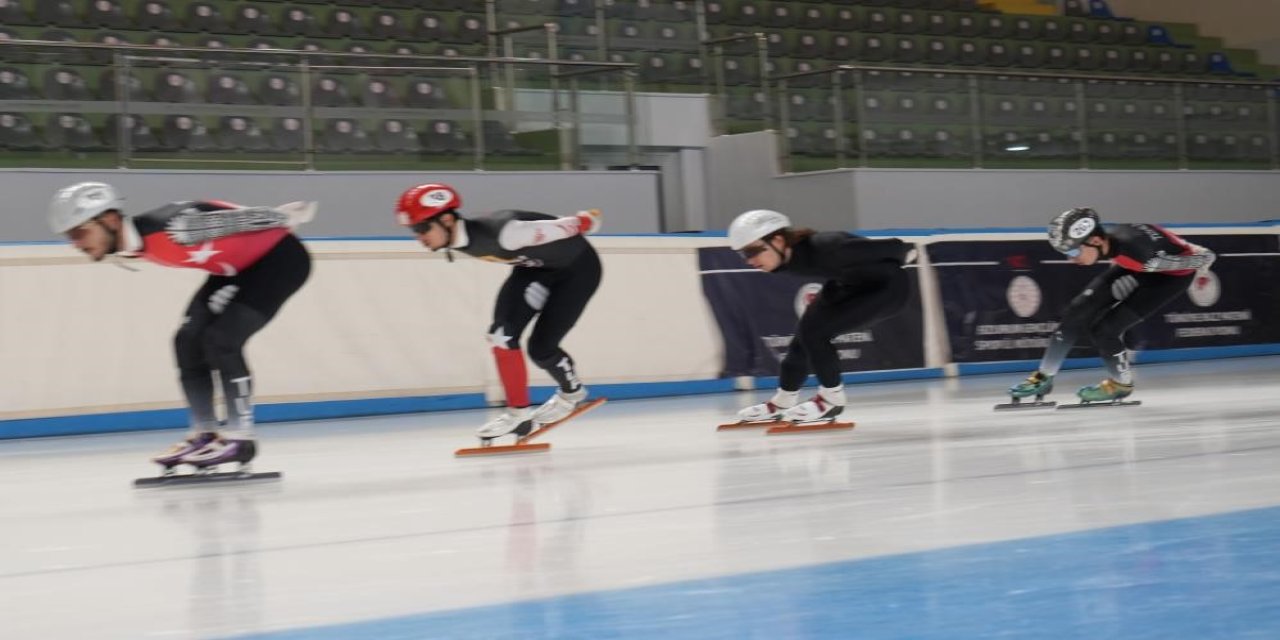 Erzurum’da short track heyecanı: 43 kulüpten 217 sporcu yarışacak