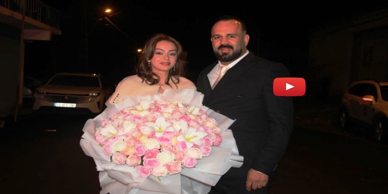 Stadyumda “Evet” cevabını aldı, kız istemeye 60 meşaleyle gitti