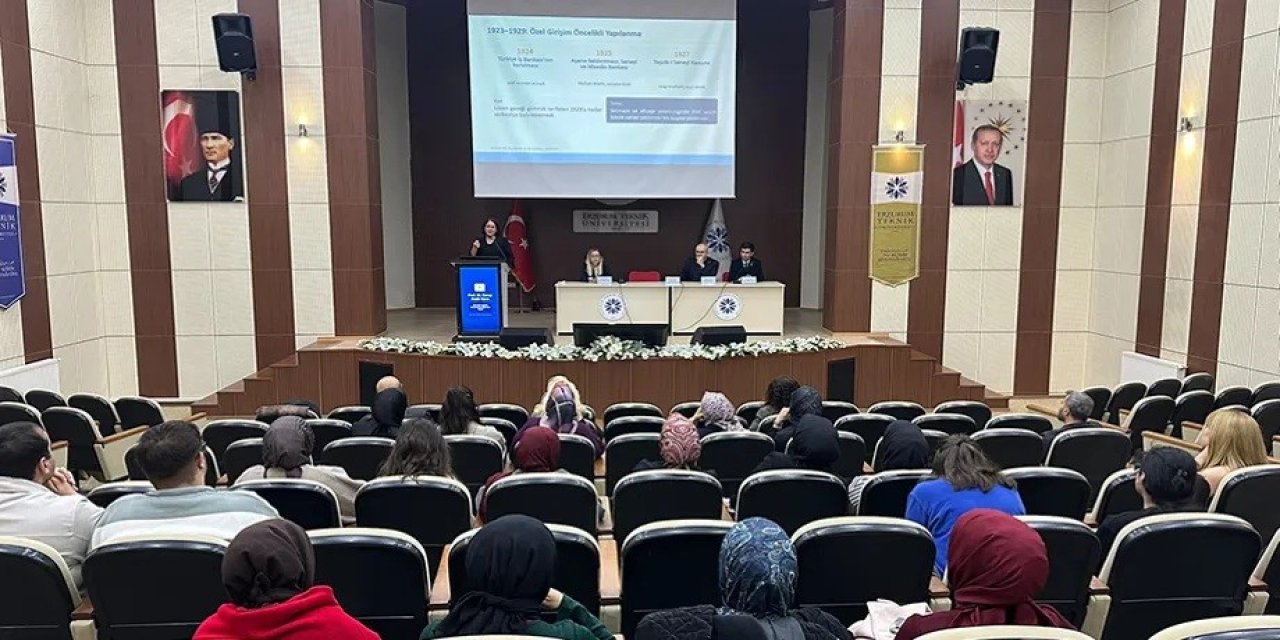 ETÜ’de “Cumhuriyet ve Kalkınma” paneli: Erzurum Şeker Fabrikası da incelendi