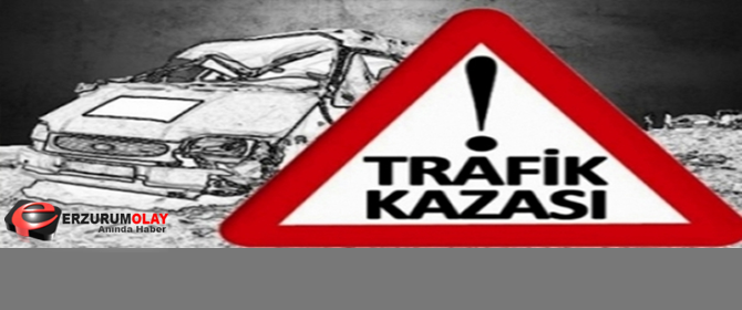 Erzurum'da trafik kazası: 9 yaralı var...