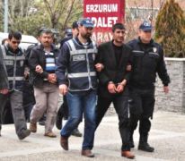 Erzurum'da 14 kişi gözaltına alındı...