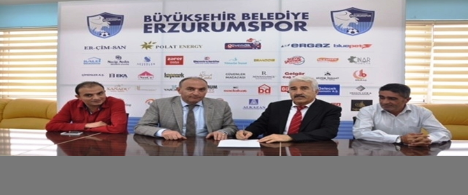 Ergaz - Bluepet Erzurumspor'a Sponsor Oldu