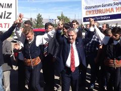 Merkez Parti Genel Başkanı Karslı Erzurum'da