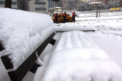 Erzurum'da Kar Yağışı