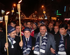 Erzurum böyle festival görmedi