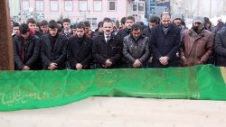 Erzurum'da Gıyabi Cenaze Namazı Kılındı