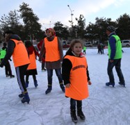 Erzurum Büyükşehir Belediyesi'nden 'Buz Pateni Şöleni'