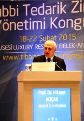 Prof. Dr. Koçak Uluslararası kongrede konuştu