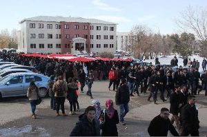 Atatürk Üniversitesi’nde ’Birlik Ve Beraberlik’ Yürüyüşü